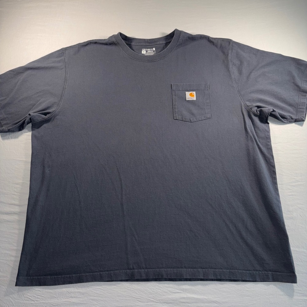 Carhartt K87 BLS Mens 3XL Loose Fit Pocket T-Shirt Gray Short Sleeve Work Tee